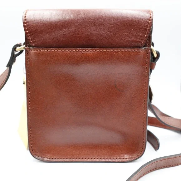 Patricia Nash Lari Crossbody Bag British Tan Vintage Veg Tan Leather P170333 - Picture 2 of 15